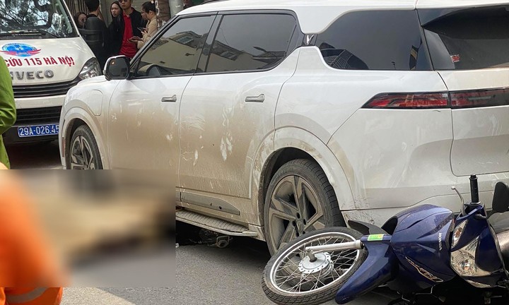 Hiện trường vụ tai nạn.