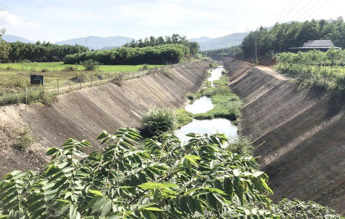 Mương dẫn của dự án thuỷ điện Sông Liên 1