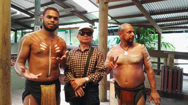 Ông Dư ở Cairns, Australia. Ảnh: 163