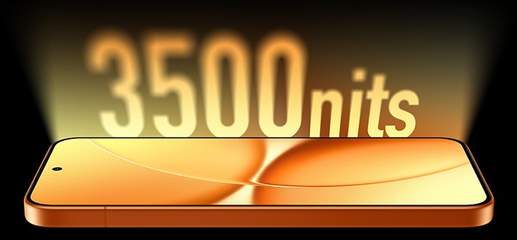 Màn hình cung cấp độ sáng lên đến 3.500 nits.