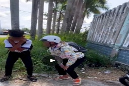 Đoạn clip 23 giây ở Cà Mau gây "bão" mạng xã hội