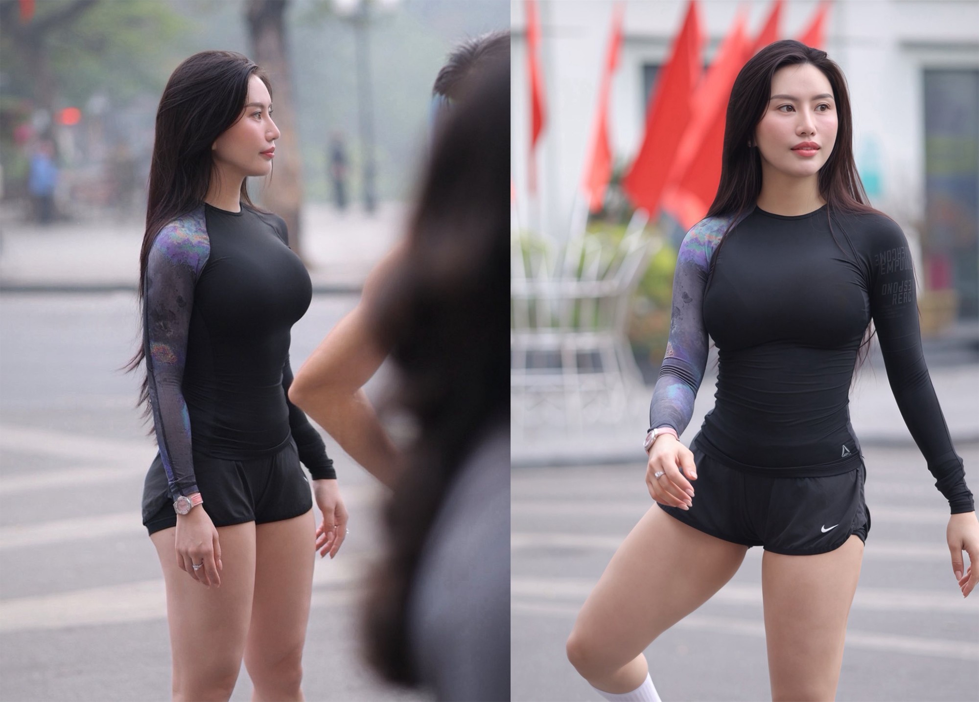 “Tôi có tham gia một số cộng đồng chạy bộ vào chủ nhật hàng tuần tại Hồ Gươm. Đây là hoạt động rất thú vị, kết nối những người cùng đam mê với nhau, chia sẻ kinh nghiệm và tình yêu với thể thao. Tôi thường chọn mức cự ly từ 5-10km để chạy. Tôi cũng mong sẽ có thêm nhiều hội nhóm chạy như thế này hơn nữa để phong trào ngày càng mạnh lên”, Trang Lê chia sẻ.