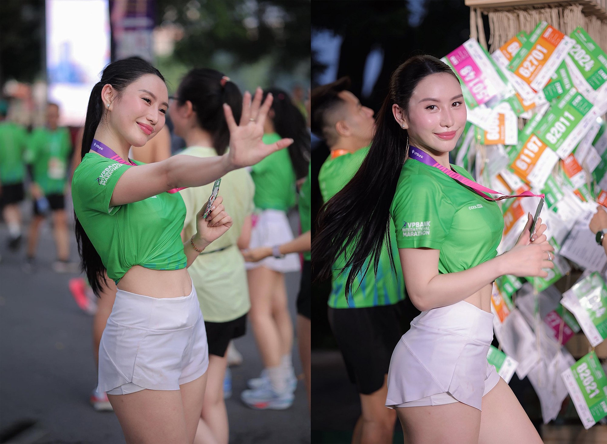 Đặc biệt, trong dịp Tết năm nay, nữ gymer nóng bỏng cho biết cô sẽ vẫn duy trì tập luyện đều đặn để hướng đến thành tích ấn tượng ở 4 giải chạy lớn trong năm 2026.