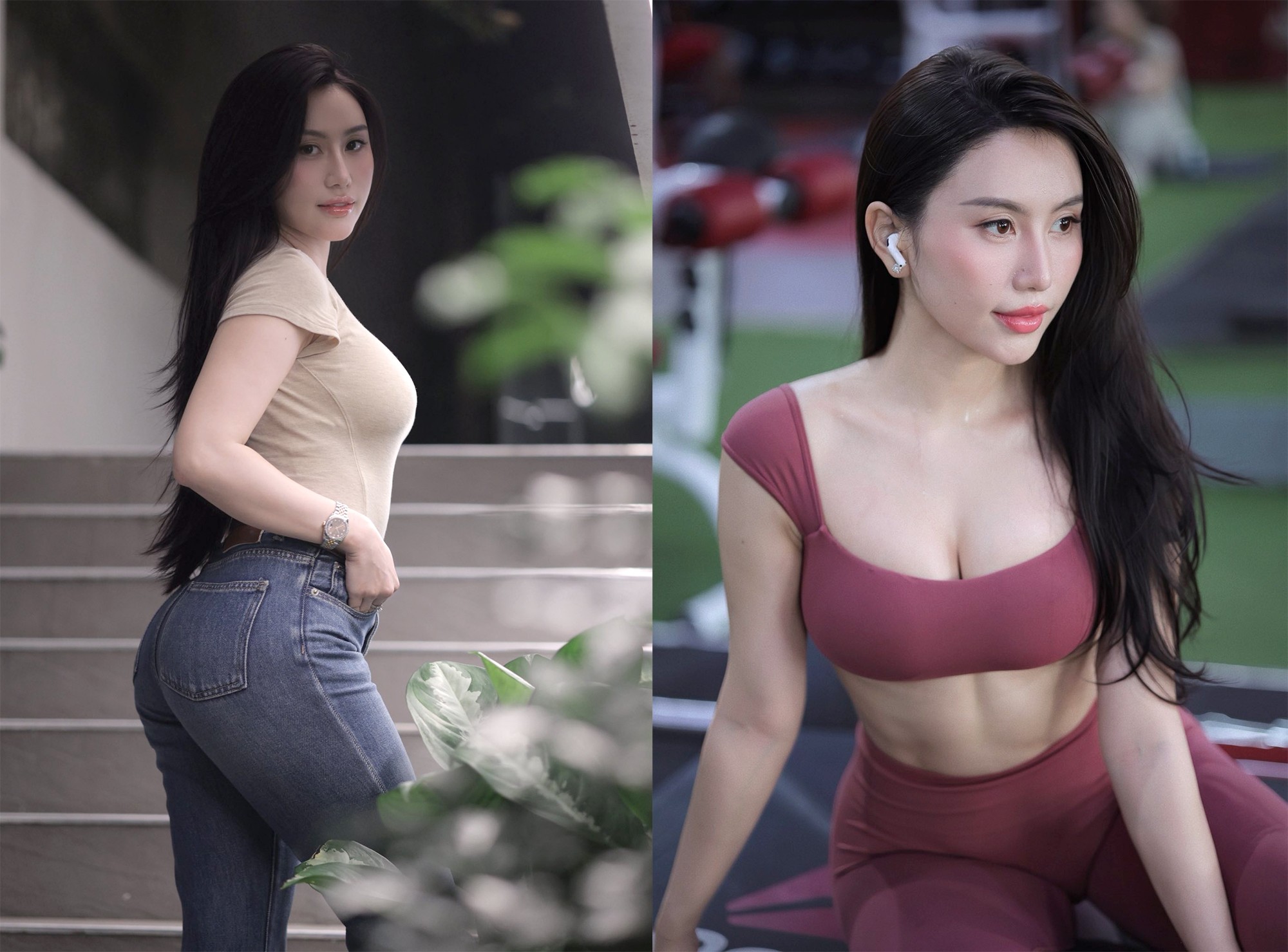 Nữ HLV chia sẻ việc tập luyện là niềm vui, giúp tôi có nhiều năng lượng hơn để đi chơi những ngày Tết. Cô nàng còn bật mí sẽ rủ người thân trong gia đình cùng tham gia tập luyện với nhau với hình thức “tập luyện có thưởng”.