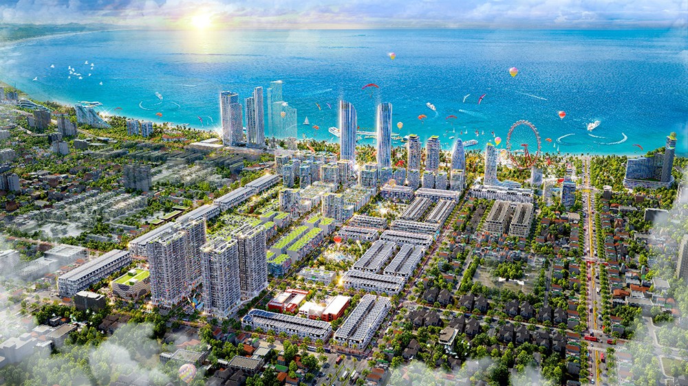 Phối cảnh tổng thể dự án Bình Sơn Ocean Park. Nguồn: Limahomes