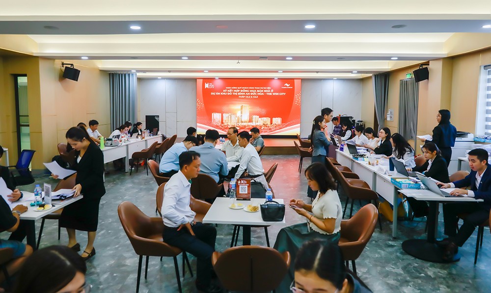 Khách hàng ký hợp đồng đợt đầu Phân khu Victory Heights ngày 22/1/2026 – Thắng Lợi Group