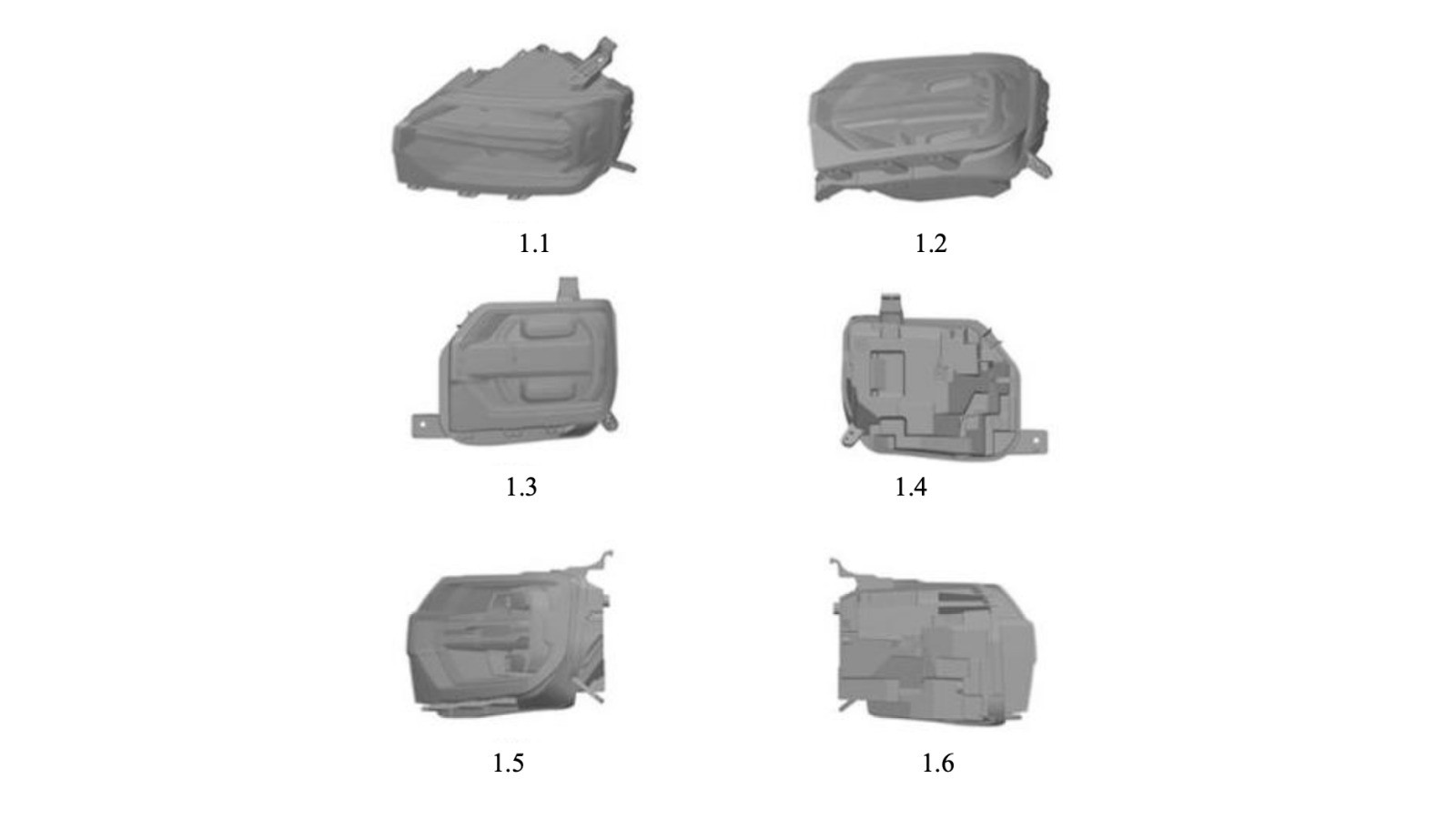 Chi tiết các góc độ của đèn trên xe Ford mới.