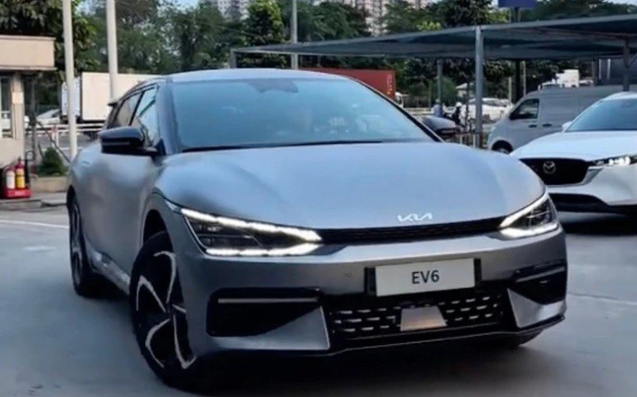 Chiếc EV6 duy nhất đang có mặt tại thị trường Việt.
