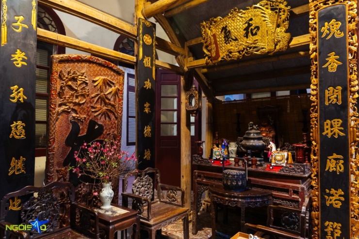 Không gian đón Tết của gia đình khá giả trong nhà cổ Bắc Bộ xưa - 6