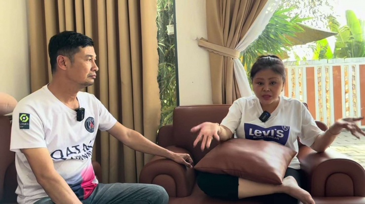 Lê Giang và Tiết Cương trong cuộc trò chuyện. Ảnh: Chụp màn hình