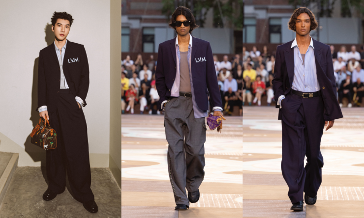 Hình ảnh rapper trên thảm đỏ lẫn hậu trường được chia sẻ nhiều trên các nền tảng, thu hút lượng lớn bình luận. Hai thiết kế rapper diện nằm trong bộ sưu tập Xuân Hè 2026.