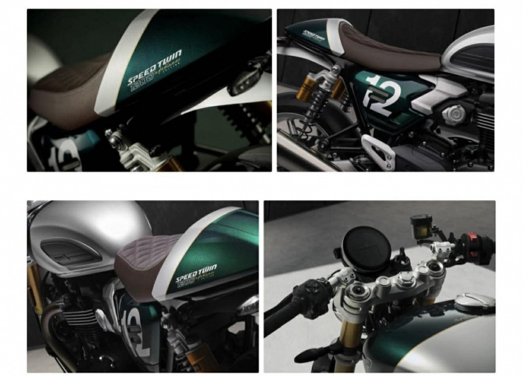 Cận cảnh Triumph Speed Twin 1200 Cafe Racer Edition 2026 bản giới hạn 800 xe - 2