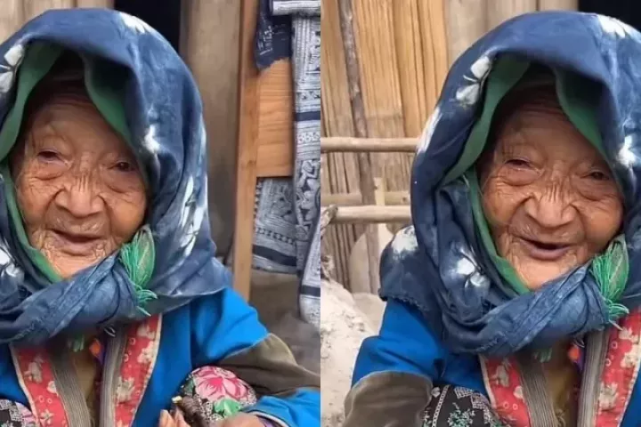 Bà cụ ở Hà Giang hút "triệu view" với chỉ một từ tiếng Anh, ai xem cũng ấm lòng