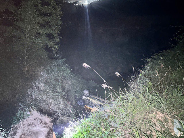 Hiện trường vụ tai nạn.