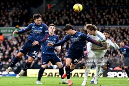 Trực tiếp bóng đá Leeds - Arsenal: Jesus ấn định (Ngoại hạng Anh) (Hết giờ)