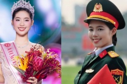 Dân mạng tìm kiếm thông tin Á hậu xinh đẹp xuất hiện cùng Đình Bắc