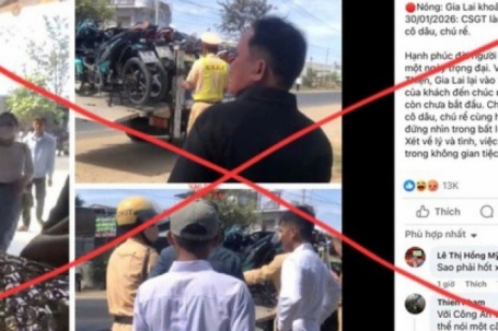 Làm rõ thông tin CSGT "vào tận đám cưới bắt xe vi phạm"