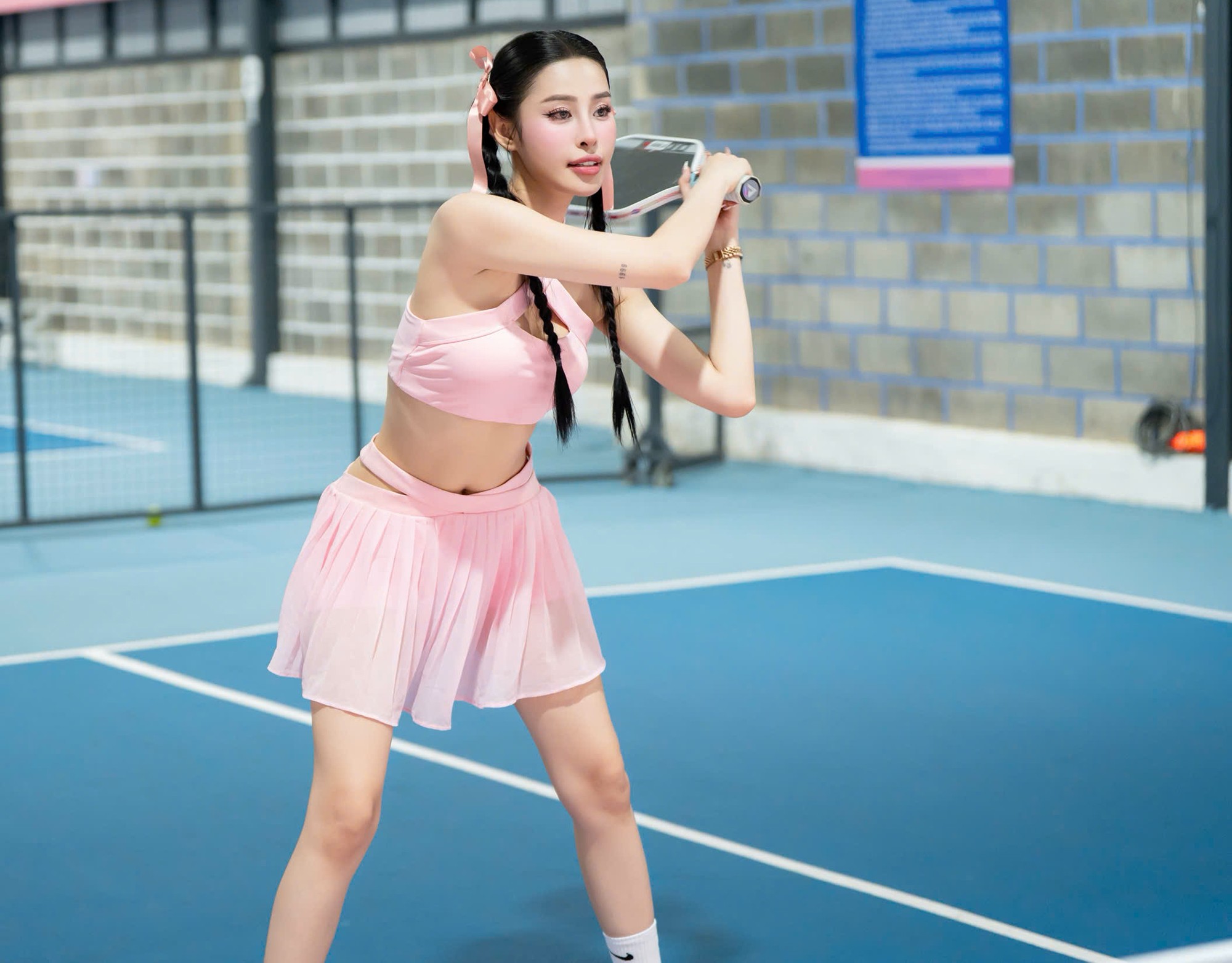 Cô nàng cho biết sẽ tiếp tục đăng ký thử sức ở các giải đấu phù hợp, dù thua cũng thấy vui vì bản thân không đặt mục tiêu có danh hiệu khi đi thi pickleball.