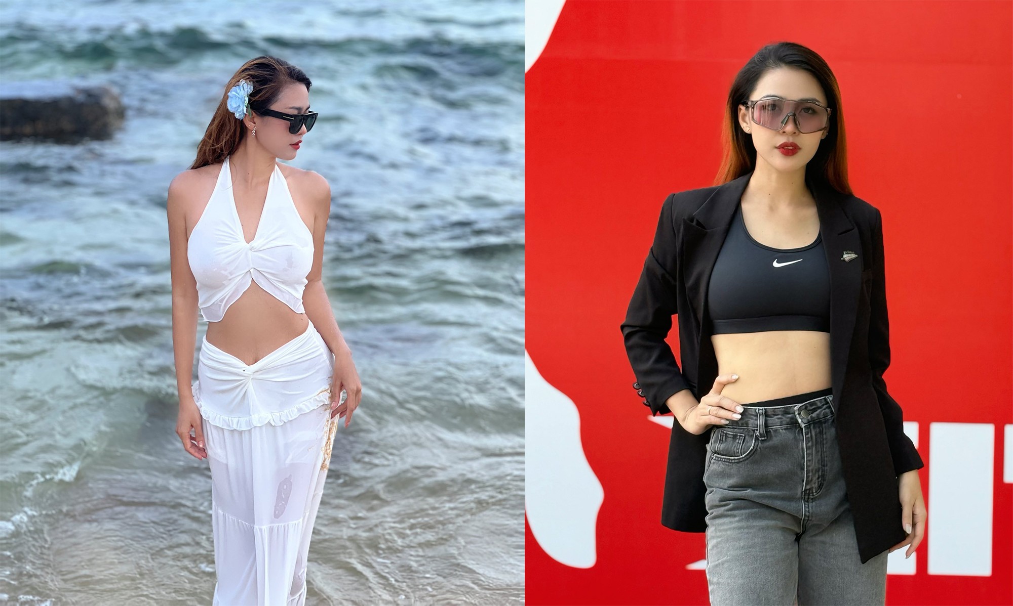 Người đẹp bật mí chính thể thao và ăn uống lành mạnh đã giúp cô giảm cân, từ 70kg xuống 56kg để có được vóc dáng như hiện tại.