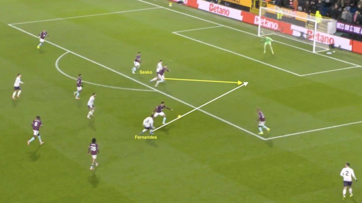 Đến trận gặp Burnley, Sesko là người được hưởng lợi