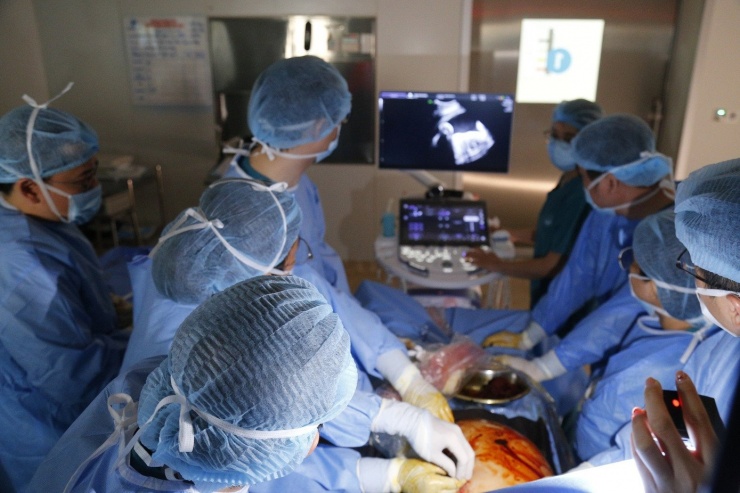 Đây là ca thông tim can thiệp thai nhi thứ 14 thành công liên tiếp được 2 bệnh viện phối hợp thực hiện