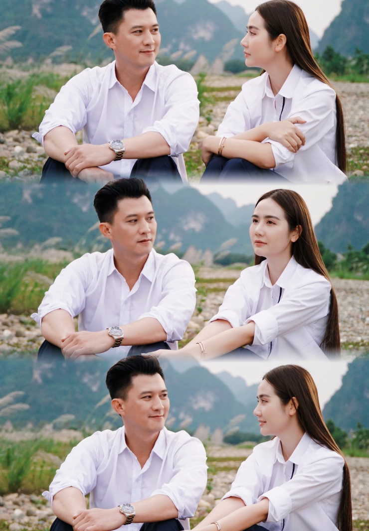 Cặp đôi Ngân - Viên ở phần kết của phim "Cách em 1 milimet". Ảnh: VTV