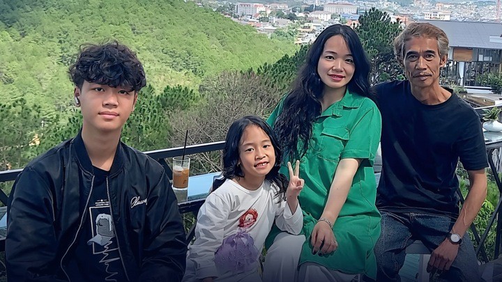 Tổ ấm hạnh phúc của NSƯT Phú Đôn.