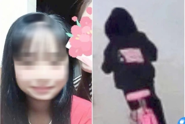 Em N.T.U.N. trước thời điểm mất tích. Ảnh: MXH