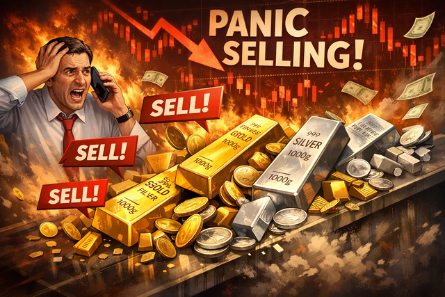 Giới phân tích cho rằng, vàng, bạc bị bán tháo là điều không thể tránh khỏi.