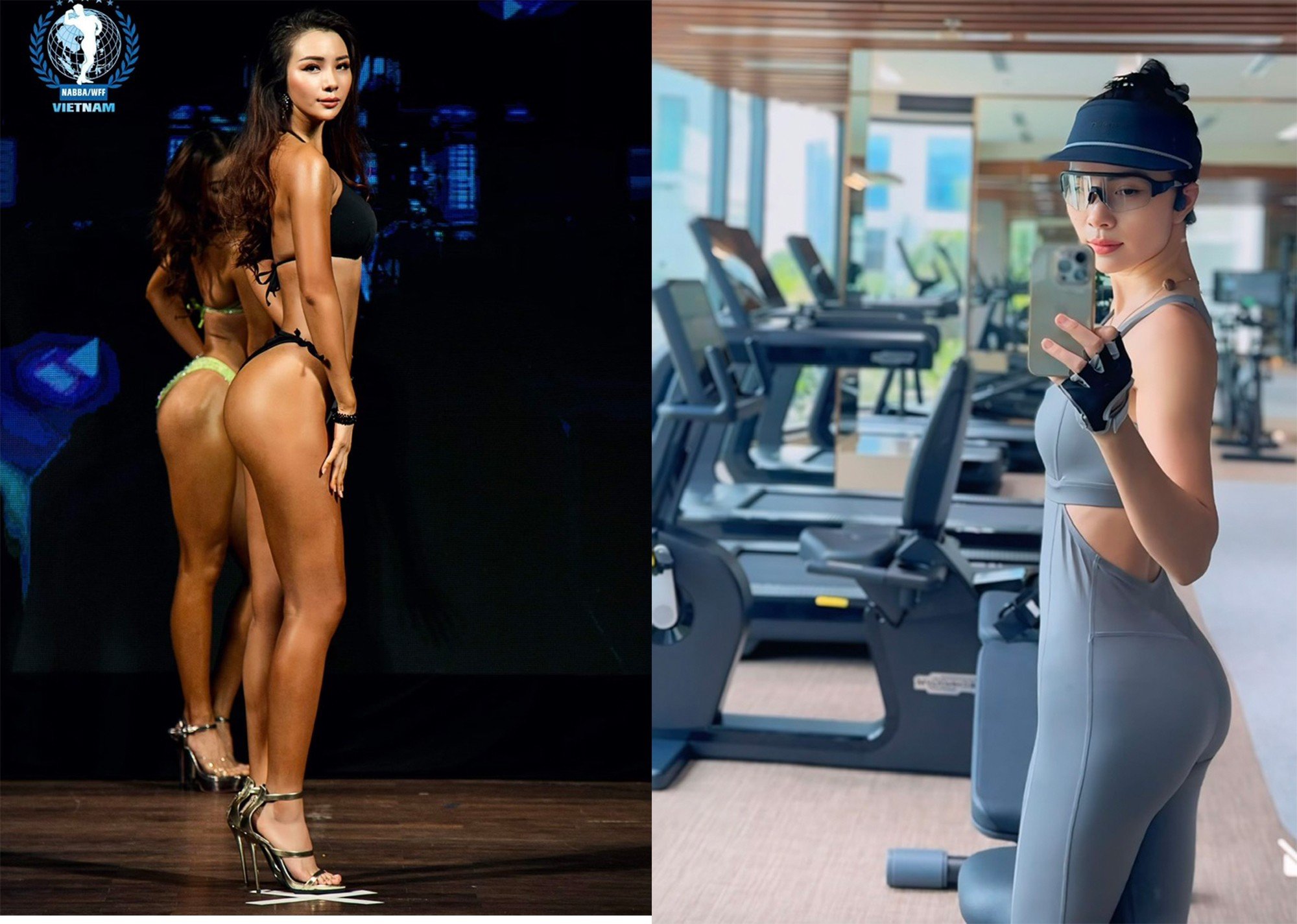 Song song đó, cô có bằng HLV Fitness chuyên nghiệp, từng đạt top 4 tại một cuộc thi fitness trong nước. Cô còn chơi giỏi rất nhiều môn thể thao khác như bơi, golf, bóng chuyền, boxing…
