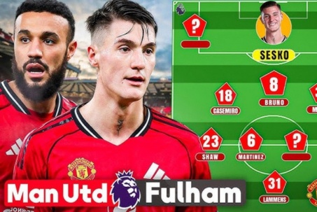 Trận MU - Fulham vắng nhiều cầu thủ quan trọng, HLV Carrick dùng ai thay Dorgu?