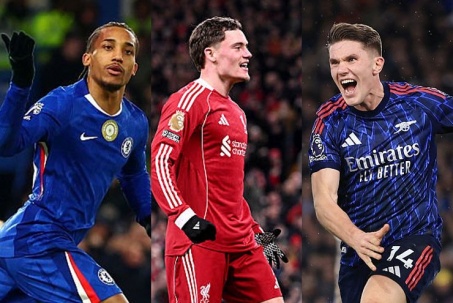 Nóng bảng xếp hạng Ngoại hạng Anh: Chelsea & Liverpool vượt MU, Arsenal bỏ xa Man City