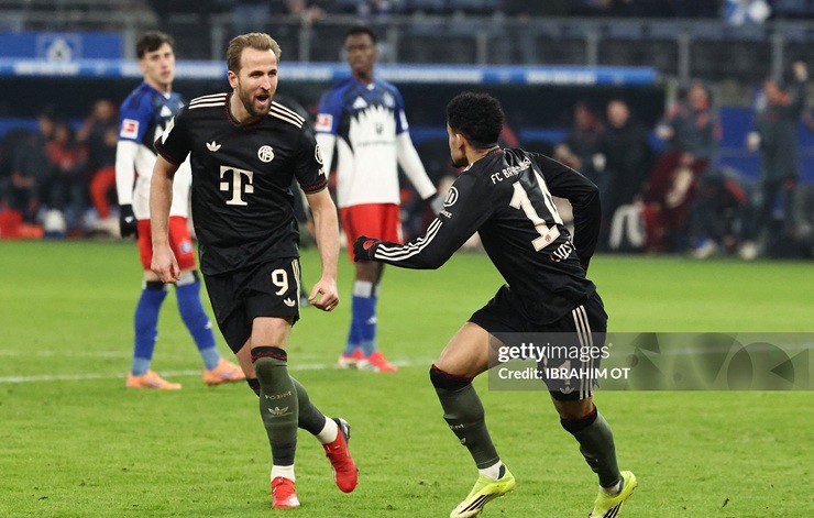 Kane và Luis Diaz lập công nhưng Bayern Munich chỉ có 1 điểm trước Hamburger