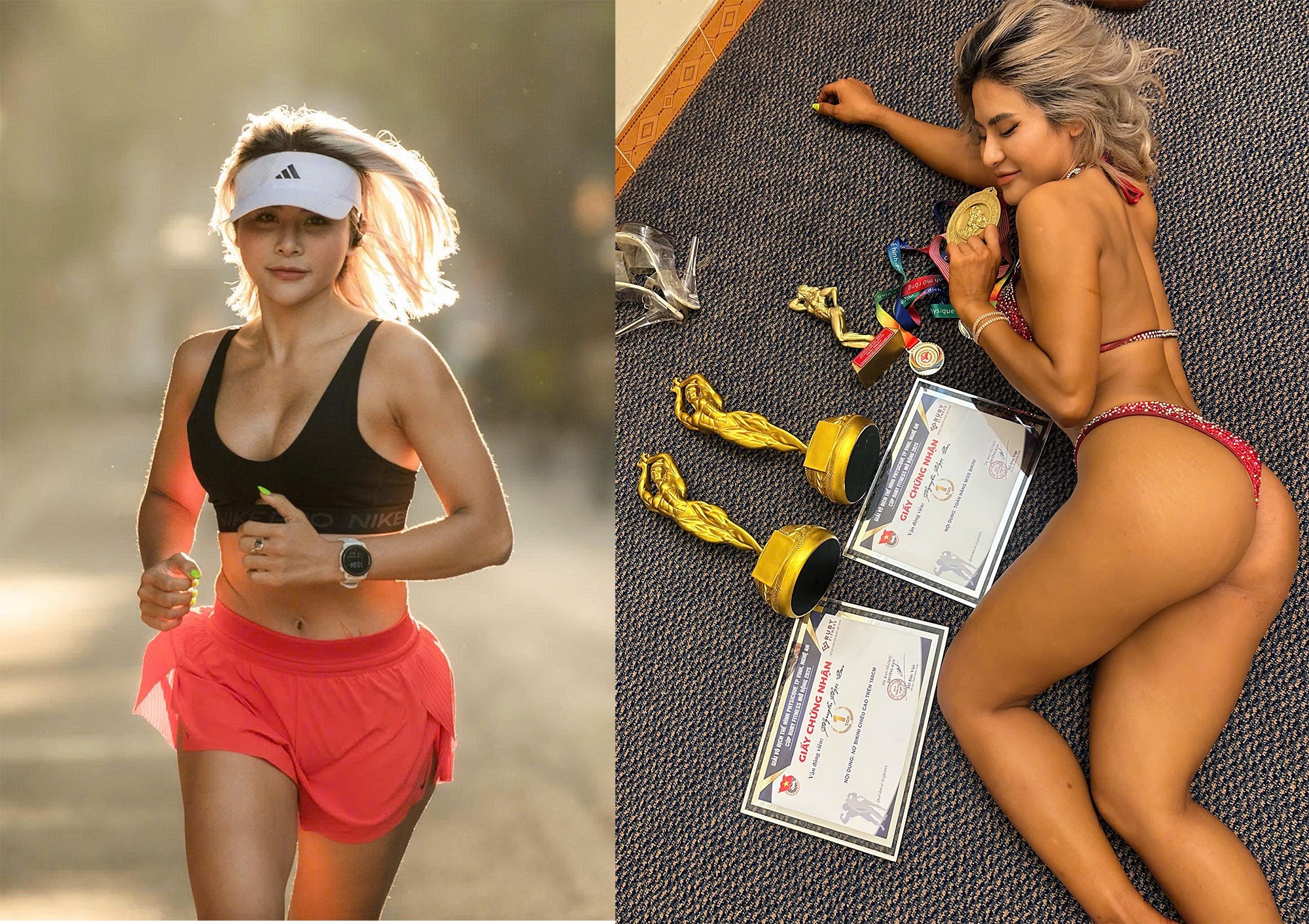 Nguyễn Ngọc Lan là cái tên khá nổi tiếng ở cả bộ môn thể hình và chạy bộ. Bên cạnh công việc của một HLV Fitness, cô còn là một VĐV thể hình chuyên nghiệp, liên tục giành HCV ở các giải thể hình lớn tại Việt Nam.