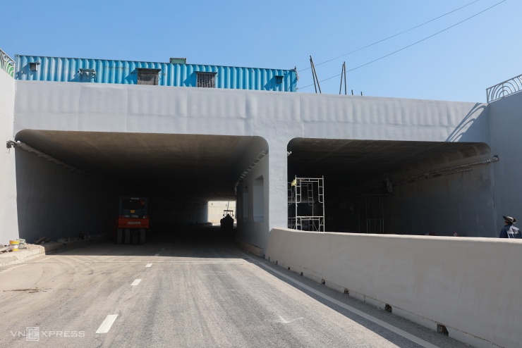 Hầm chui dài nhất nút giao An Phú trước khi thông xe - 7