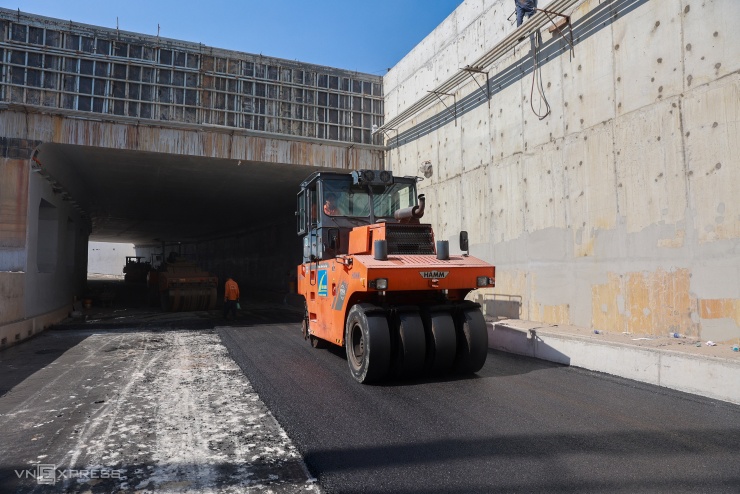 Hầm chui dài nhất nút giao An Phú trước khi thông xe - 9