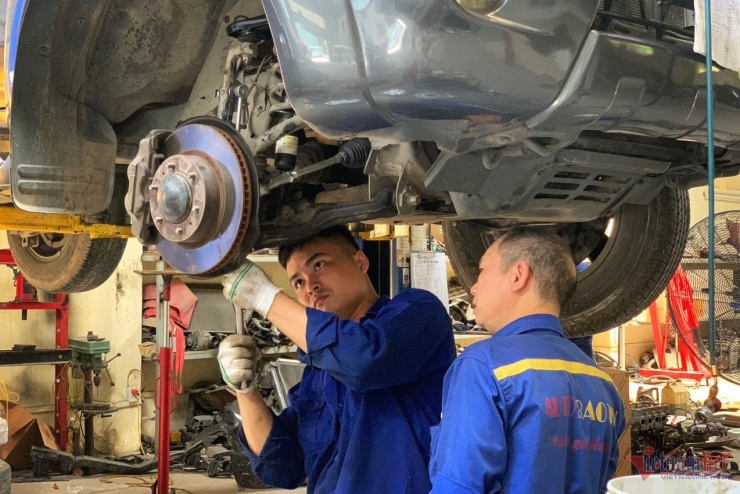 Hệ thống phanh cần được kiểm tra, bảo dưỡng thường xuyên. Ảnh: Hoàng Hiệp