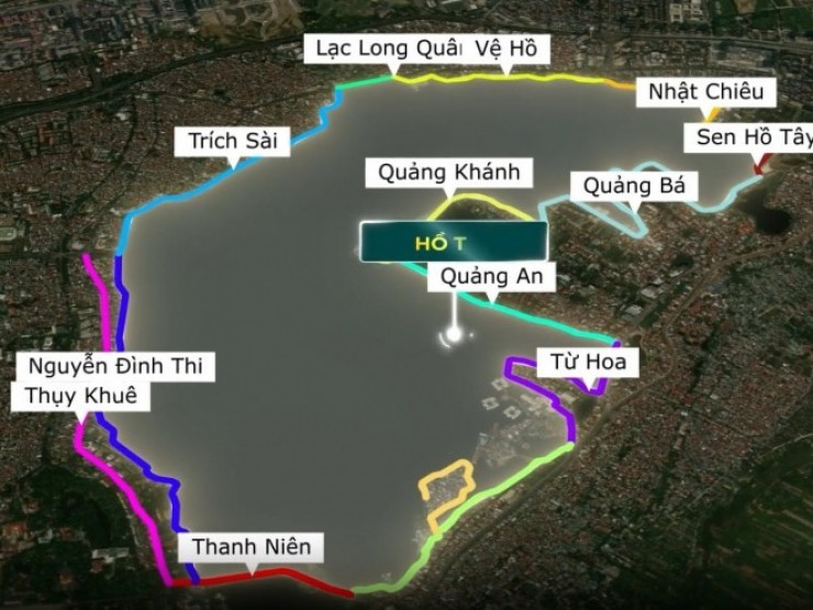 Video trực quan: Chi tiết từng tuyến đường trong dự án cải tạo hồ Tây 30.000 tỷ đồng