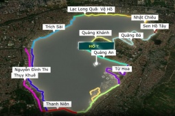 Video trực quan: Chi tiết từng tuyến đường trong dự án cải tạo hồ Tây 30.000 tỷ đồng