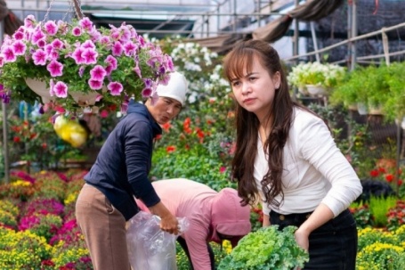 Thủ phủ cây cảnh miền Bắc nhộn nhịp, người dân đổ về mua hoa chơi Tết sớm