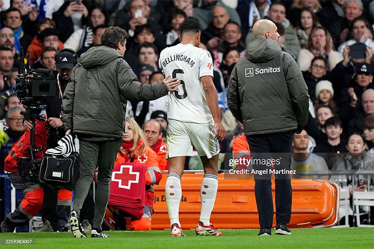 Phía Real Madrid sẽ phải kiểm tra kỹ lưỡng chấn thương của Bellingham