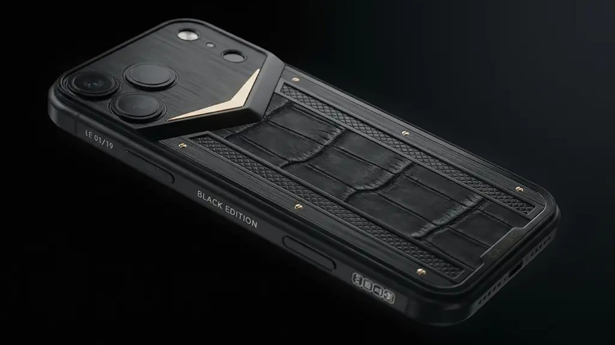 Caviar ra mắt iPhone 17 Pro Max với titan, da cá sấu và các chi tiết mạ vàng, giá từ 236 triệu đồng - 5