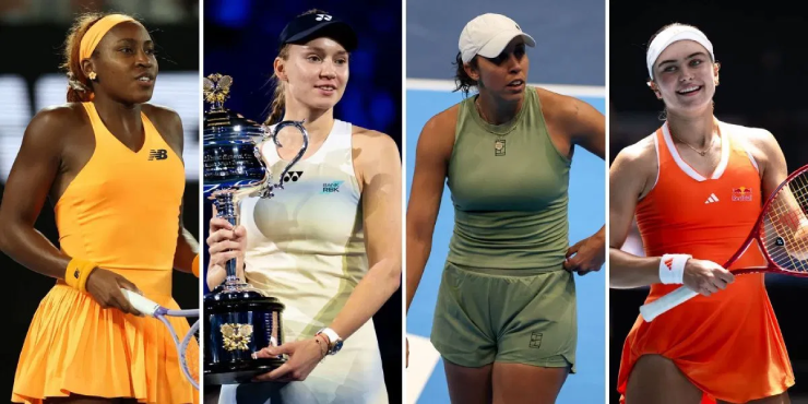Rybakina (mũ đen) lên số 3 thế giới sau chức vô địch Australian Open 2026