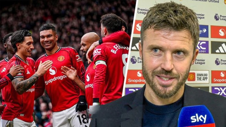 HLV Carrick phấn khích khi MU thắng kịch tính