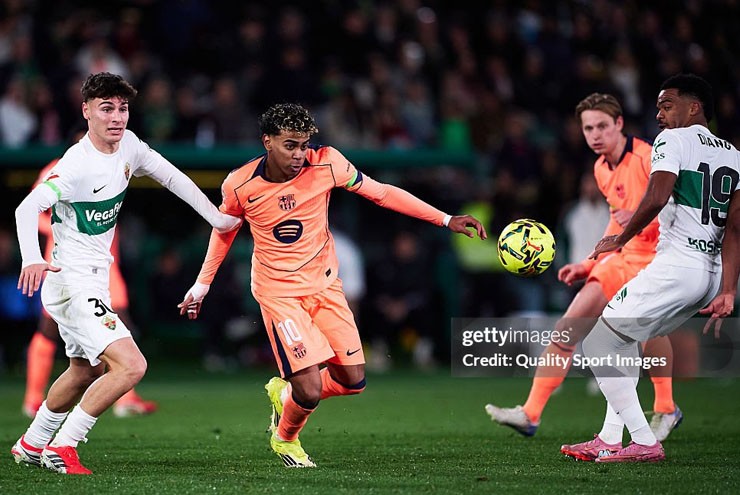 Yamal có khả năng chuyền bóng đạt đẳng cấp cao