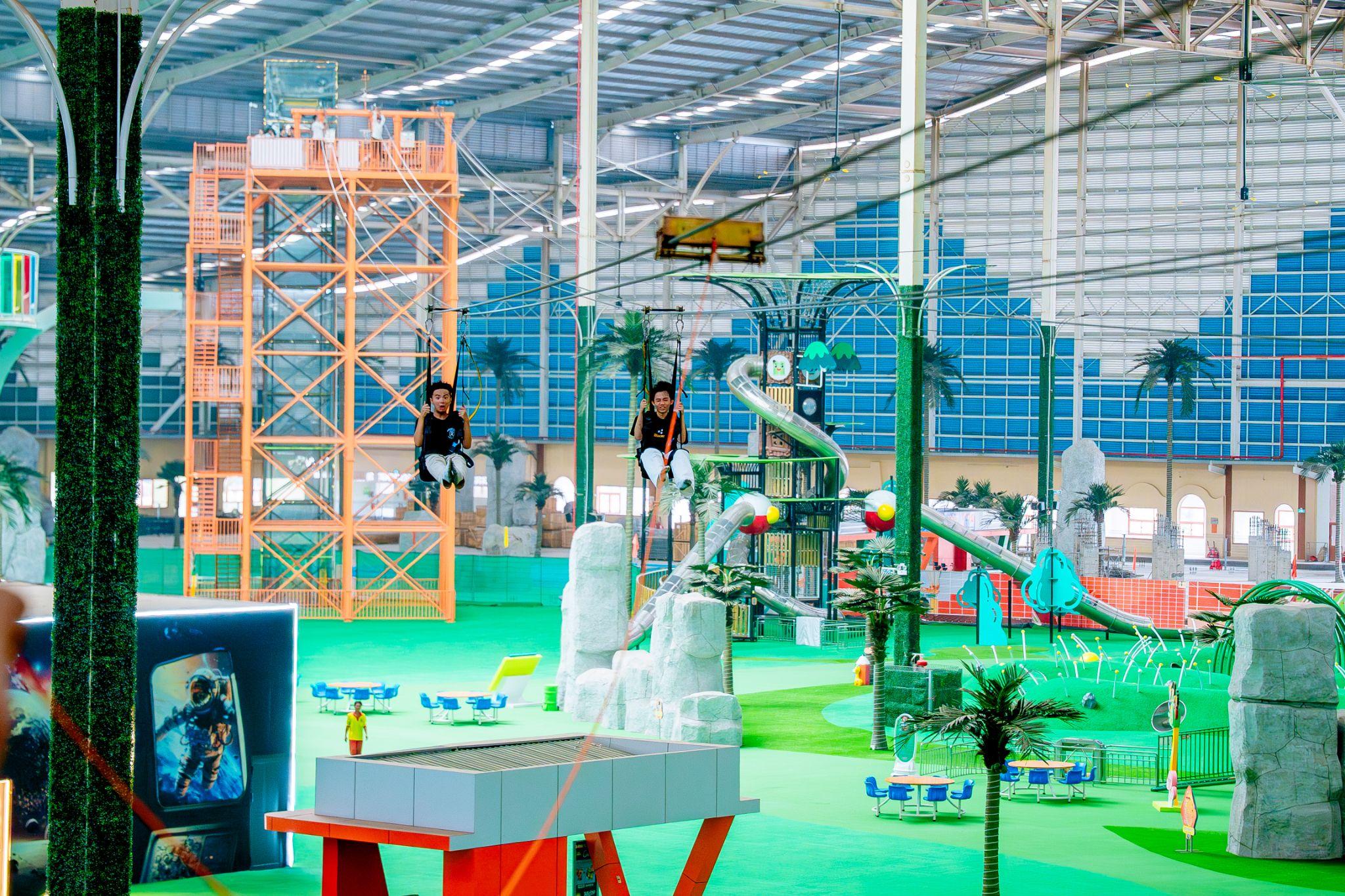 Zipline - Vụt bay trên không tại Sơn Tiên - Amazing World