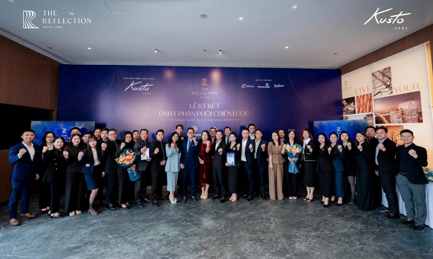 Kusto Home ký kết hợp tác chiến lược với Cen Land và Kiến Hưng phân phối dự án The Reflection West Lake - 1