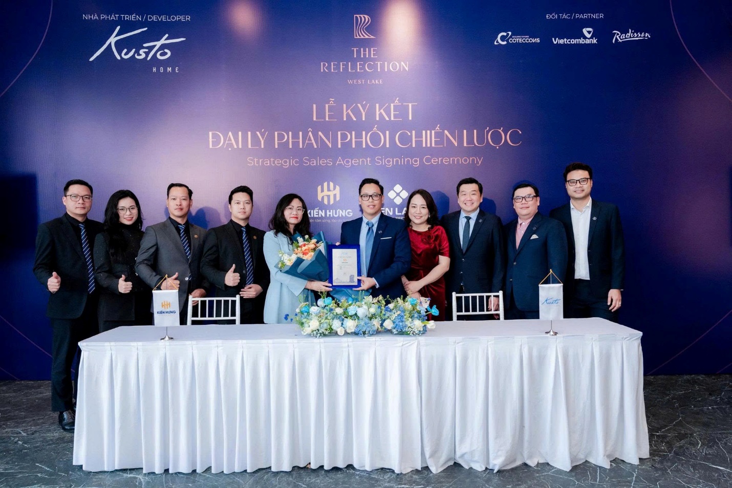 Kusto Home ký kết hợp tác chiến lược với Cen Land và Kiến Hưng phân phối dự án The Reflection West Lake - 3