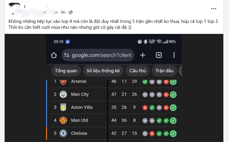 "Không cần biết cuối mùa như nào, giờ cứ gáy cái đã".