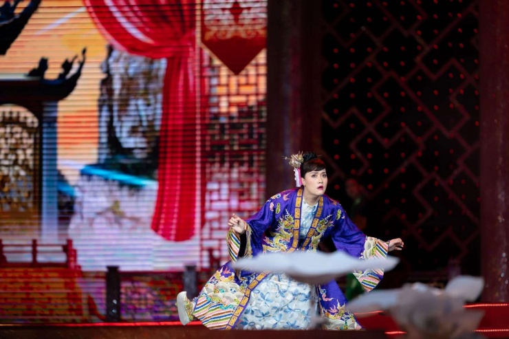 Vân Dung trong một mùa Táo Quân. Ảnh: FBNV